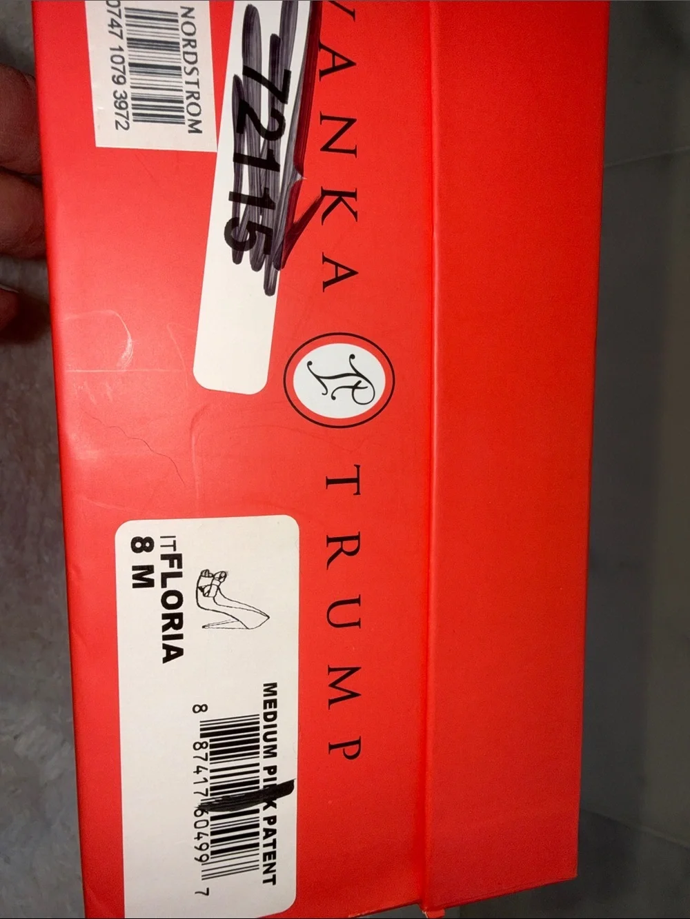 Ivanka Trump Hot Pink Patent Peep-Toe Heels with Bow 8m NIB